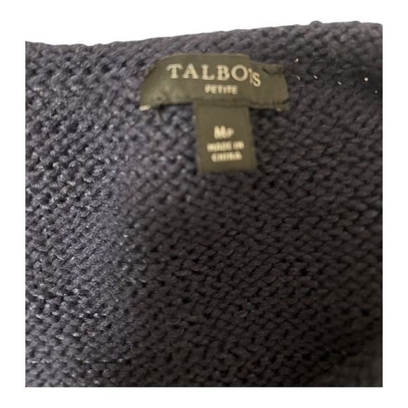 TALBOTS STARFISH BOATNECK SWEATER NAVY BLUE AND WHITE SIZE M
Some pilling - Picture 5 of 6